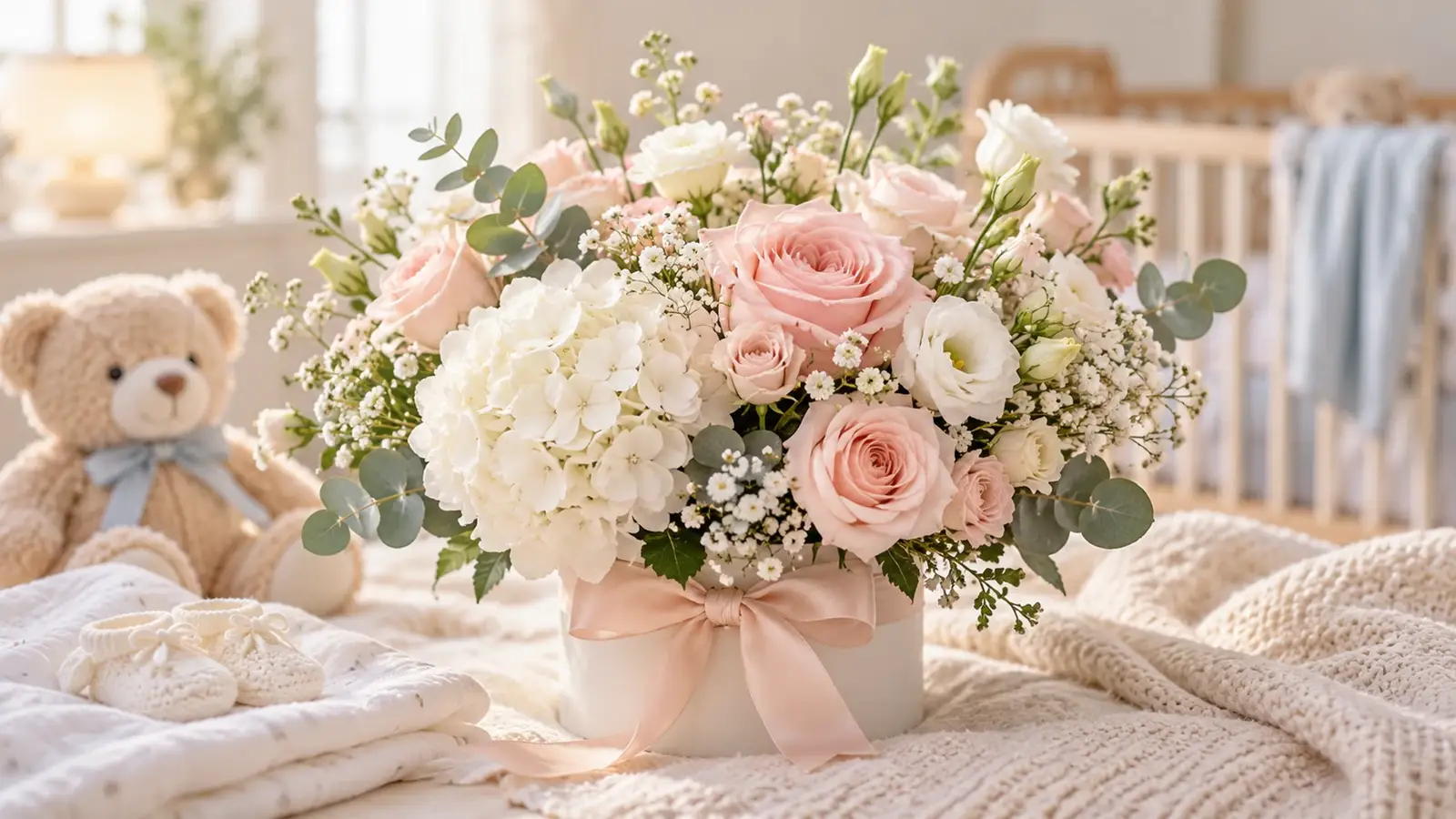 Flores para celebrar um nascimento